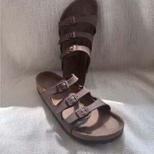 Birkenstock Florida mocha sandals 39